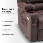 Mcombo Electric Recliner Chair with Massage & Heat