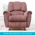 Recliner Risers for Seniors and Adults - Set of 4