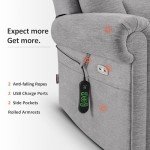 MCombo Dual Motor Lift Recliner Chair with Massage