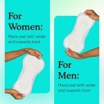 Because Premium Incontinence Booster Pads for Men and Women, Adds Extra Absorbency to Adult Diapers, Super Soft, Adhesive Strip Backing, Unisex, 20 Boosters