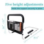 Adjustable Bed Rails for Elderly Safety and Support