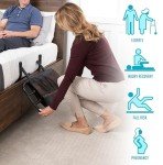 Adjustable Bed Rail with Organizer for Seniors
