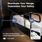 Adjustable Bed Rails with LED Light for Seniors