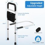 Adjustable Bed Rails for Elderly Safety and Support