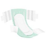 Medline FitRight Stretch Ultra Adult Briefs, Incontinence Diapers with Tabs, Heavy Absorbency, Large/XL/2XL, 51 to 70", 20 Count