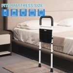 Adjustable Bed Rails for Elderly Safety and Support