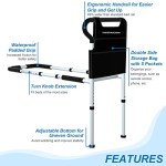 Adjustable Bed Rails for Elderly Safety Support