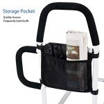 Leachoi Bed Rails for Seniors - Dual Grab Handles