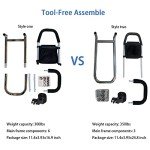 Leachoi Bed Rails for Seniors - Dual Grab Handles