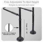 Adjustable Bed Rails for Elderly Safety and Support