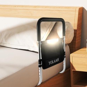 Adjustable Bed Assist Rails for Elderly Safety