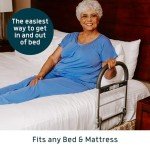 Adjustable Bed Rails for Elderly with Light & Storage