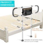 Adjustable Bed Rails for Senior Safety Assistance