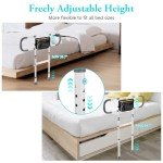 Adjustable Bed Rails for Senior Safety Assistance