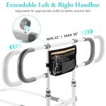Adjustable Bed Rails for Senior Safety Assistance