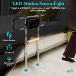 Adjustable Bed Rails for Senior Safety Assistance