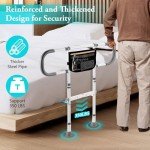 Adjustable Bed Rails for Senior Safety Assistance