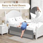 Baby Joy Extra Long Swing Down Bed Rails