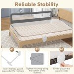 Baby Joy Extra Long Swing Down Bed Rails