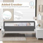 Baby Joy Extra Long Swing Down Bed Rails