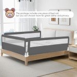 Baby Joy Extra Long Swing Down Bed Rails
