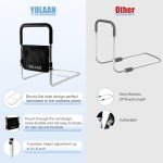 Adjustable Bed Rail for Elderly Fall Prevention