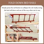 Adjustable Bed Rails for Seniors Safety Support