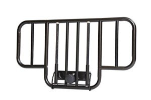 Drive Medical Deluxe Half Length Bed Rails - Brown
