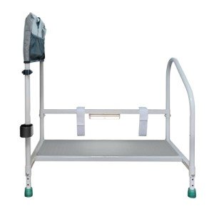 Adjustable Bed Rails for Seniors with LED Light