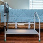 Adjustable Bed Rails for Seniors with LED Light