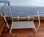 Adjustable Bed Rails for Seniors with LED Light
