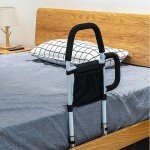 Bed Rails for Seniors with Dual Grab Handles