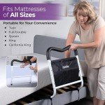 Adjustable Contoured Bed Rail with Grip Positions