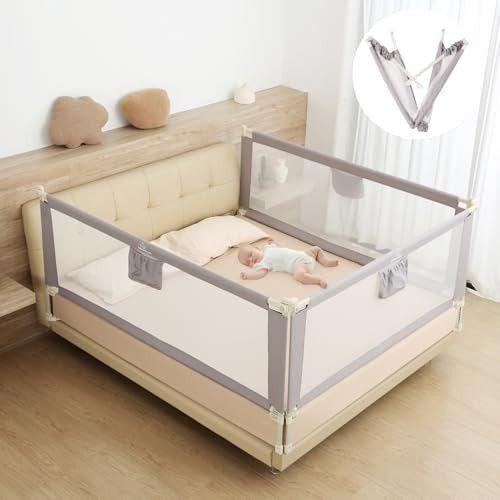 BabyAlly King Size Toddler Bed Rail Set