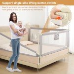 BabyAlly King Size Toddler Bed Rail Set