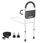 WISDEER Adjustable Bed Rails with Storage Pockets