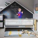 Extra Long Bed Guard for Baby - Gray