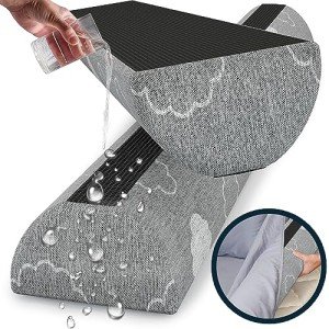 Sleepah Toddler Bed Bumpers - Memory Foam Safety Rail