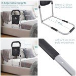 Safety Bed Rail for Seniors with Storage Pocket