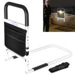 Adjustable Bed Rails for Seniors with Storage Bag