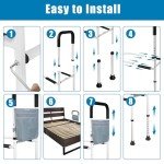 Adjustable Bed Rails for Elderly Safety & Support