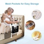 Adjustable Bed Rails for Seniors with Storage Bag