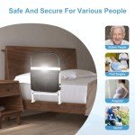 Adjustable Bed Rails for Seniors with Storage Bag