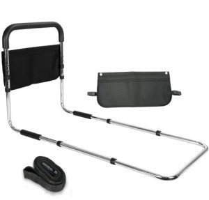 Elderly Bed Rails with Storage Pocket and Handle