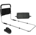 Elderly Bed Rails with Storage Pocket & Non-Slip Handle