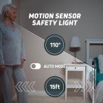 Lunderg Bed Rails for Elderly with Light & Pocket