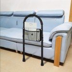 Adjustable Bed Rail for Seniors with Storage Pocket