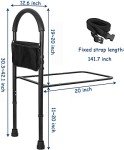 Adjustable Bed Rail for Seniors with Storage Bag