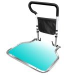 Folding Bed Rail for Seniors with Storage Bag