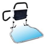 Adjustable Folding Bed Rail for Seniors' Safety